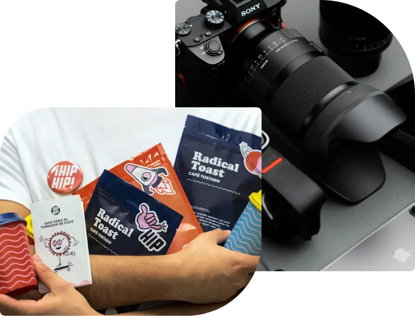 Team celebrating project launch