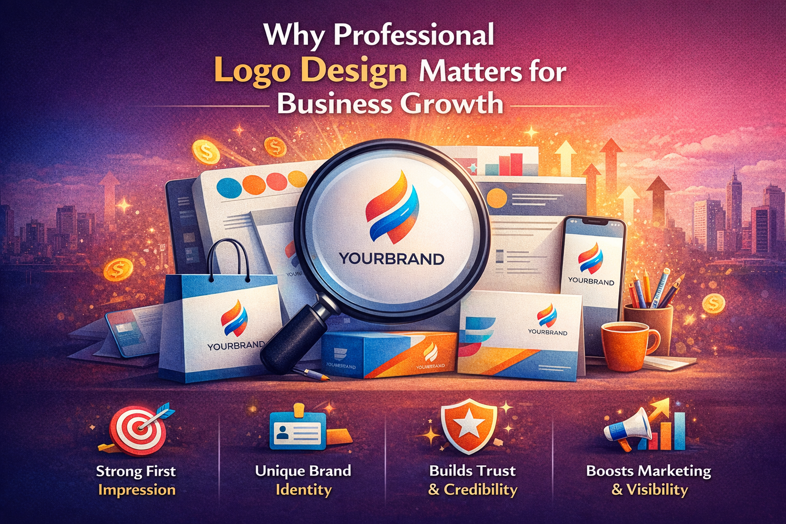 professional logo design - designup360